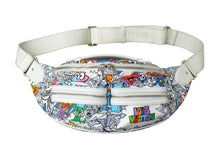 Load image into Gallery viewer, LOUIS VUITTON ルイヴィトン ウエストバッグ バムバッグ マルチポケット ホワイト マルチカラー M21853 モノグラム コミックス 美品 中古 62050