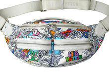 Load image into Gallery viewer, LOUIS VUITTON ルイヴィトン ウエストバッグ バムバッグ マルチポケット ホワイト マルチカラー M21853 モノグラム コミックス 美品 中古 62050