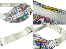 Load image into Gallery viewer, LOUIS VUITTON ルイヴィトン ウエストバッグ バムバッグ マルチポケット ホワイト マルチカラー M21853 モノグラム コミックス 美品 中古 62050