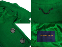 Load image into Gallery viewer, LOUIS VUITTON ルイヴィトン エンブロイダリー バーシティジャケット 21AW RM212 MJY HLL69E グリーン サイズ52 美品 中古 62052