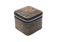 画像をギャラリービューアに読み込む, 極美品 Berluti ベルルッティ ウォッチケース WATCH_CASE_1_NEO-SCRITTO-V2 スクリットレザー シルバー金具 中古 62059