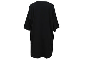 極美品 BALENCIAGA バレンシアガ 半袖Ｔシャツ サイズL スモールロゴ ブランドロゴ ブラック コットン 556150 中古 62070