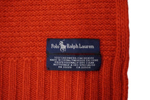 画像をギャラリービューアに読み込む, POLO RALPH LAUREN ポロラルフローレン マフラー 無地 カシミヤ レッド 良品 中古 62076