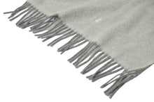 画像をギャラリービューアに読み込む, POLO RALPH LAUREN ポロラルフローレン マフラー ロゴ 刺繍 無地 ユニセックス グレー 美品 中古 62077