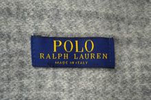 画像をギャラリービューアに読み込む, POLO RALPH LAUREN ポロラルフローレン マフラー ロゴ 刺繍 無地 ユニセックス グレー 美品 中古 62077