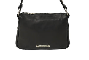 新品未使用 CHROME HEARTS クロムハーツ チキンナゲットスモール ショルダーバッグ ダガー レザー シルバー925 ブラック 中古 62087