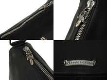 Load image into Gallery viewer, 新品未使用 CHROME HEARTS クロムハーツ チキンナゲットスモール ショルダーバッグ ダガー レザー シルバー925 ブラック 中古 62087