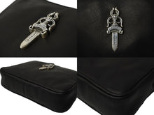 Load image into Gallery viewer, 新品未使用 CHROME HEARTS クロムハーツ チキンナゲットスモール ショルダーバッグ ダガー レザー シルバー925 ブラック 中古 62087
