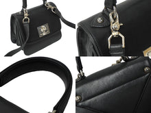 Load image into Gallery viewer, CHROME HEARTS クロムハーツ GROW UP 2WAY BAG スモール ハンドバッグ CHクロスクロージャ― ブラック シルバー925 美品 中古 62088