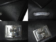 Load image into Gallery viewer, CHROME HEARTS クロムハーツ GROW UP 2WAY BAG スモール ハンドバッグ CHクロスクロージャ― ブラック シルバー925 美品 中古 62088