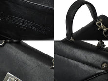 Load image into Gallery viewer, CHROME HEARTS クロムハーツ GROW UP 2WAY BAG スモール ハンドバッグ CHクロスクロージャ― ブラック シルバー925 美品 中古 62088