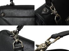 Load image into Gallery viewer, CHROME HEARTS クロムハーツ GROW UP 2WAY BAG スモール ハンドバッグ CHクロスクロージャ― ブラック シルバー925 美品 中古 62088