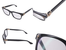 Load image into Gallery viewer, CHROME HEARTS クロムハーツ VAGILANTE アイウェア メガネ サイズ54◻︎19-149 プラスチック GP ブラック 美品 中古 62092