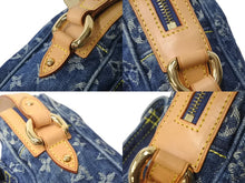 画像をギャラリービューアに読み込む, 極美品 LOUIS VUITTON ルイ ヴィトン モノグラムデニム カメラバッグ ショルダーバッグ M95348 インディゴ ブルー 中古 62094
