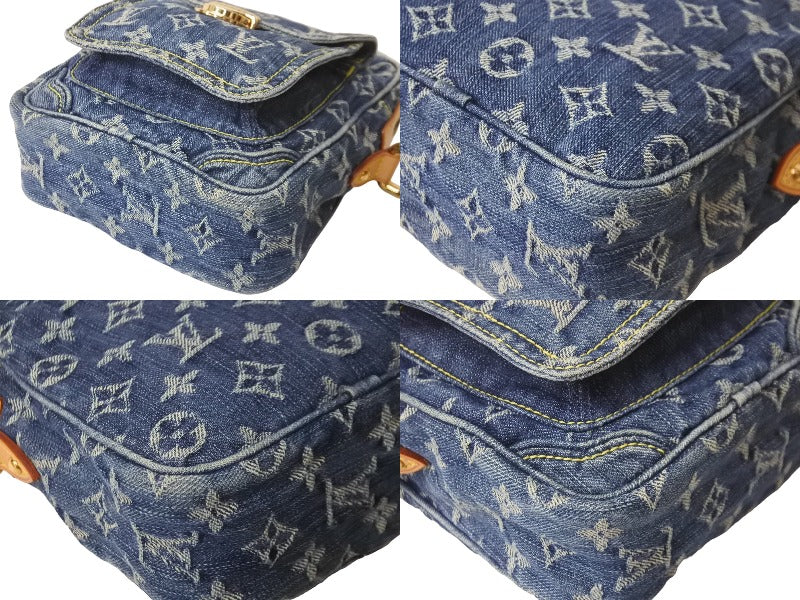 極美品 LOUIS VUITTON ルイ ヴィトン モノグラムデニム カメラ