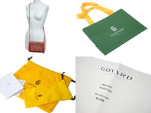 画像をギャラリービューアに読み込む, 新品未使用 GOYARD ゴヤール プリュメ ショルダーバッグ ポーチウォレット レッド PVC レザー シルバー金具 中古 62099