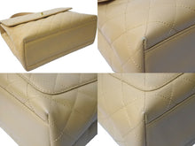 Load image into Gallery viewer, CHANEL シャネル ハンドバッグ マトラッセ ココマーク ヴィンテージ キャビアスキン ベージュ ゴールド金具 A12397 美品 中古 62104