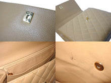 Load image into Gallery viewer, CHANEL シャネル ハンドバッグ マトラッセ ココマーク ヴィンテージ キャビアスキン ベージュ ゴールド金具 A12397 美品 中古 62104
