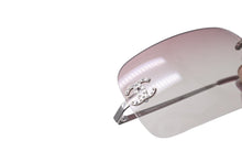 Load image into Gallery viewer, CHANEL シャネル 62◻︎17 120 4017-D c 124/58 サングラス プラスチック メタル パープル シルバー ココマーク 美品 中古 62015 正規品