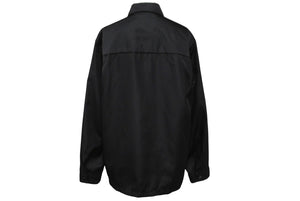 PRADA プラダ Re-Nylon Shirt 長袖シャツ SC520 S201 20SS リサイクルナイロン サイズXS ブラック 美品 中古 62106 