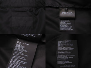 PRADA プラダ Re-Nylon Shirt 長袖シャツ SC520 S201 20SS リサイクルナイロン サイズXS ブラック 美品 中古 62106