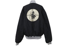 画像をギャラリービューアに読み込む, Public Enemy パブリックエナミー ツアー ブルゾン ボンバージャケット 1990年 ヴィンテージ ブラック グレー M 良品 中古 62107