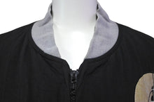 画像をギャラリービューアに読み込む, Public Enemy パブリックエナミー ツアー ブルゾン ボンバージャケット 1990年 ヴィンテージ ブラック グレー M 良品 中古 62107