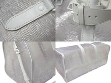 Load image into Gallery viewer, LOUIS VUITTON ルイヴィトン キーポル バンドリエール 50 ボストンバッグ M55814 エピ プラージュ クリア ホワイト 美品 中古 62110
