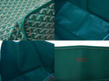 画像をギャラリービューアに読み込む, 極美品 GOYARD ゴヤール アンジュGM トートバッグ ANJOUSGMLCG09TY09P PVCコーティングキャンバス グリーン 中古 62111