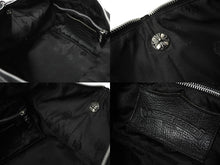 Load image into Gallery viewer, 極美品 CHROME HEARTS クロムハーツ モニカ ハンドバッグ ラージクロス ブラック カーフ シルバー金具 中古 62133