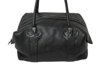 Load image into Gallery viewer, 極美品 CHROME HEARTS クロムハーツ モニカ ハンドバッグ ラージクロス ブラック カーフ シルバー金具 中古 62133