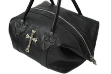 Load image into Gallery viewer, 極美品 CHROME HEARTS クロムハーツ モニカ ハンドバッグ ラージクロス ブラック カーフ シルバー金具 中古 62133