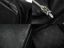 Load image into Gallery viewer, 極美品 CHROME HEARTS クロムハーツ モニカ ハンドバッグ ラージクロス ブラック カーフ シルバー金具 中古 62133