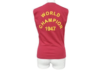 Load image into Gallery viewer, Christian Dior クリスチャンディオール ガリアーノ期 ロゴプリント タンクトップ ボルドー コットン サイズ40 2H12155300 美品 中古 63164