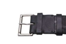 画像をギャラリービューアに読み込む, GOYARD ゴヤール フロリダ ベルト サイズ90cm ブラック ヘリンボーン柄 PVCコーティングキャンバス 良品 中古 62135