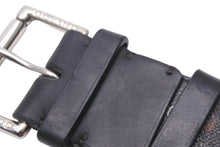 画像をギャラリービューアに読み込む, GOYARD ゴヤール フロリダ ベルト サイズ90cm ブラック ヘリンボーン柄 PVCコーティングキャンバス 良品 中古 62135