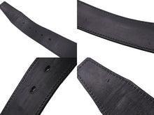 画像をギャラリービューアに読み込む, GOYARD ゴヤール フロリダ ベルト サイズ90cm ブラック ヘリンボーン柄 PVCコーティングキャンバス 良品 中古 62135