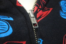 Load image into Gallery viewer, BILLIONAIRE BOYS CLUB ビリオネアボーイズクラブ DIAMOND&amp;DOLLAR フルジップ フーディー ブラック レッド ブルー 美品 中古 62139