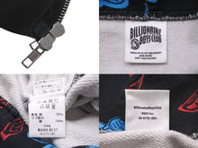 Load image into Gallery viewer, BILLIONAIRE BOYS CLUB ビリオネアボーイズクラブ DIAMOND&amp;DOLLAR フルジップ フーディー ブラック レッド ブルー 美品 中古 62139