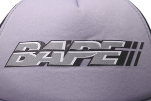 A BATHING APE アベイシングエイプ BAPE RACING キャップ フリーサイズ メッシュ ブランドロゴ 001CPJ301006M 美品 中古 62141