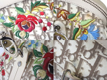Load image into Gallery viewer, Christian Dior クリスチャンディオール ハンドバッグ トロッター 花柄 刺繍 07-MA-0035 キャンバス ベージュ 美品 中古 62143