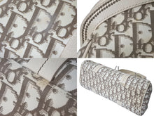 Load image into Gallery viewer, Christian Dior クリスチャンディオール ハンドバッグ トロッター 花柄 刺繍 07-MA-0035 キャンバス ベージュ 美品 中古 62143