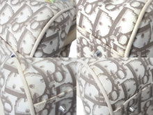 Load image into Gallery viewer, Christian Dior クリスチャンディオール ハンドバッグ トロッター 花柄 刺繍 07-MA-0035 キャンバス ベージュ 美品 中古 62143