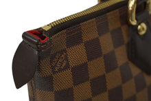 画像をギャラリービューアに読み込む, 極美品 LOUIS VUITTON ルイ ヴィトン ダミエ サレヤPM トートバッグ N51183 ブラウン PVC レザー 中古 62149