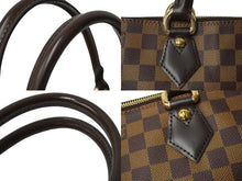 画像をギャラリービューアに読み込む, 極美品 LOUIS VUITTON ルイ ヴィトン ダミエ サレヤPM トートバッグ N51183 ブラウン PVC レザー 中古 62149