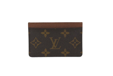 極美品 LOUIS VUITTON ルイヴィトン カードケース ポルトカルトサーンプル モノグラム M61733 アルマニャック 中古 62150