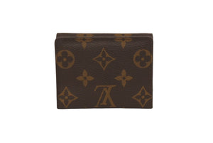 新品同様 LOUIS VUITTON ルイヴィトン ラドロー コインケース カードケース付 廃番 ブラウン モノグラム M61927 ゴールド金具 中古 62151
