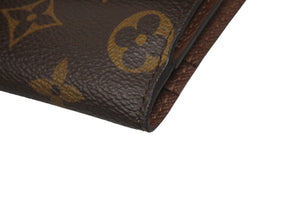 新品同様 LOUIS VUITTON ルイヴィトン ラドロー コインケース カードケース付 廃番 ブラウン モノグラム M61927 ゴールド金具 中古 62151