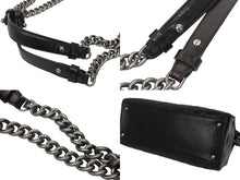 Load image into Gallery viewer, CHANEL シャネル ハンドバッグ マトラッセ ココマーク ラムスキン ブラック シルバー金具 美品 中古 62154