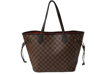 LOUIS VUITTON ルイヴィトン ネヴァーフル MM トートバッグ ダミエ キャンバス ブラウン N41358 ゴールド金具 美品 中古 62159